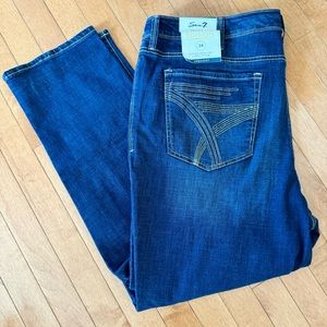 NWT SEVEN7 Size 24 Women’s Plus Size Straight Leg Jeans - 30.5” Inseam